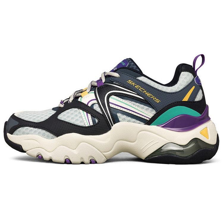 (WMNS) Skechers D Lites Low-Top Daddy Shoes Blue/Purple Women s 149261-NVPR EU 36