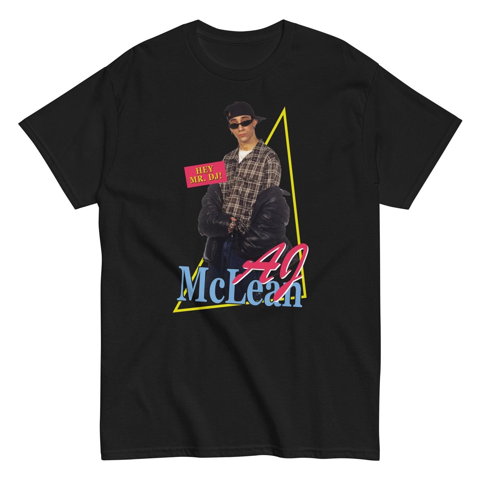 MerchMoment Backstreet Boys Aj McLean T-Shirt T-Shirt Black New L