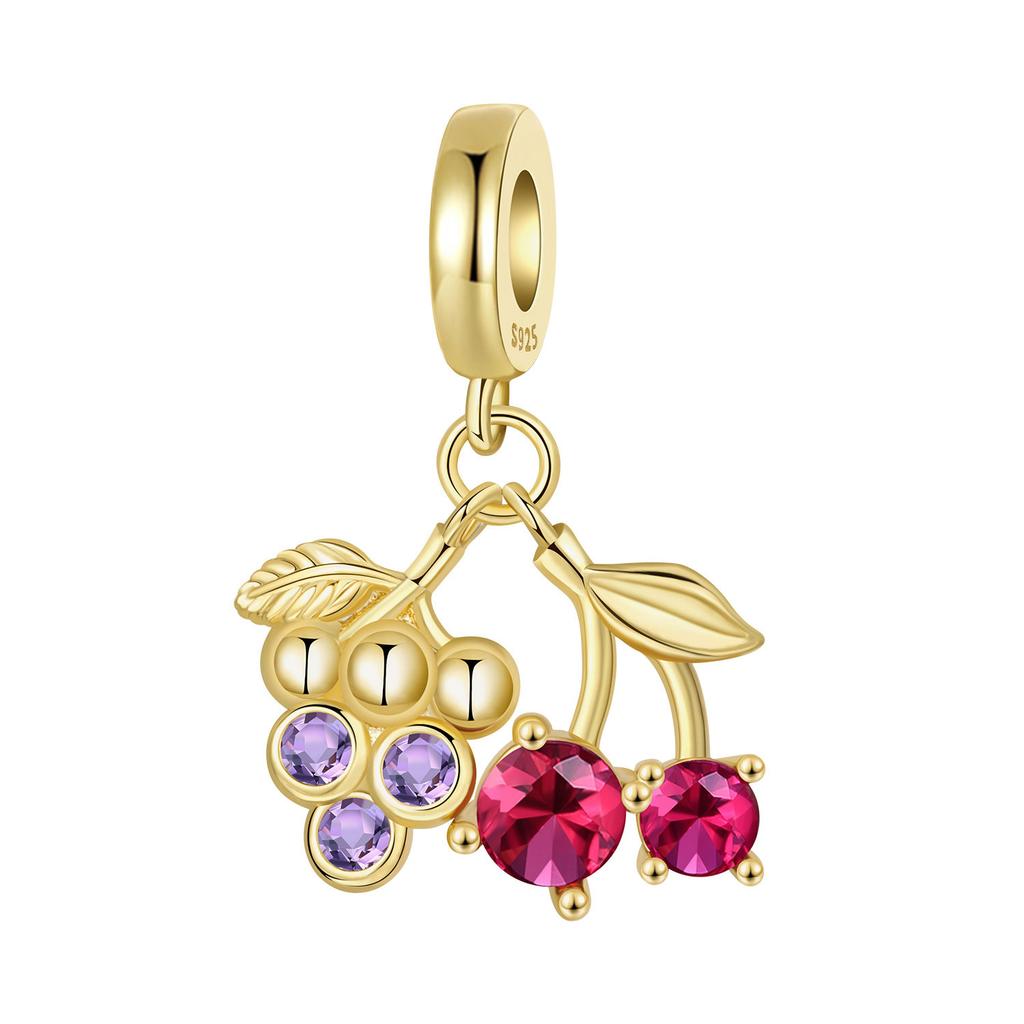 Prata 925 Pingentes Livro de Café Pulseira Charms para Mulheres Joias DIY Contas de Festa Finos Presentes Acessórios