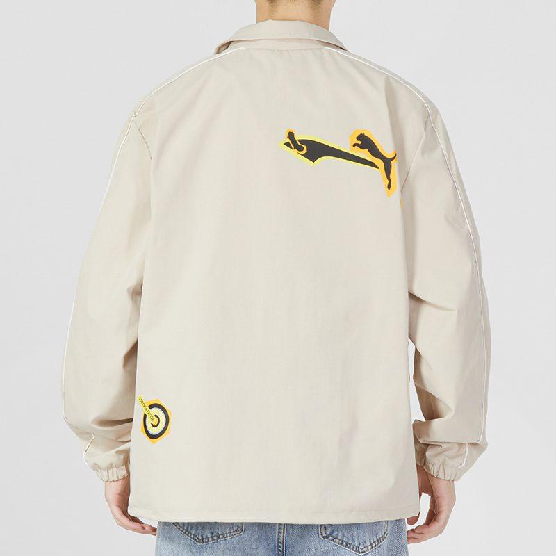 PUMA Classics Street Sport Woven Jacket Men's Ecru 539969-88