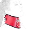 MFMYEE BDSM Bondage Leather Red Roleplay SM Sex Toy Women's Collar, - O-Ring, Collar,