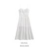 Kaslead New Arrival Women's Clothing Fashion Style Fashion Cotton Decorated Row Button Sling Dress Uwl740051