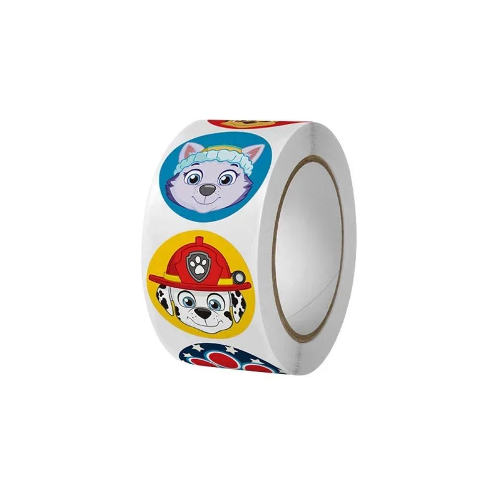 500Pcs/Set Stickers Paw Patrol Cartoon Chase Skye Stickers Cute Kids Stationery School Teacher Supplies Reward Sticker Toys Gift