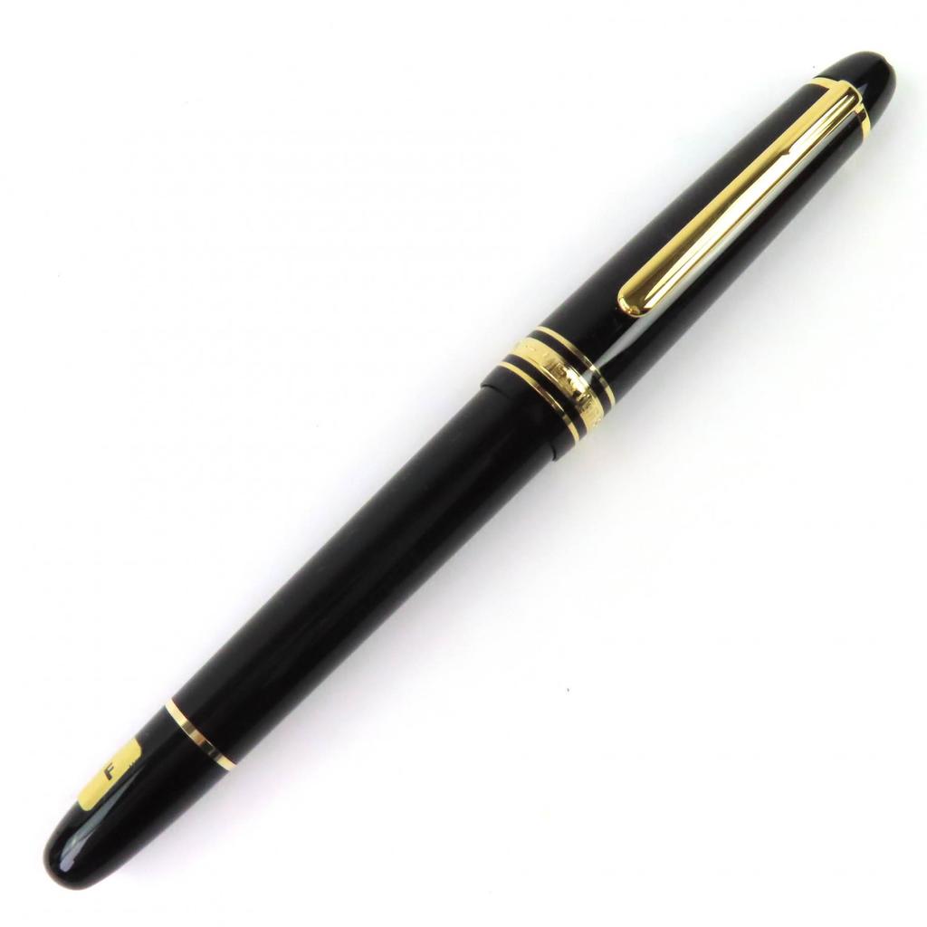 Pristine MONTBLANC fountain pen Meisterstück 145 black 14K mens Used