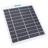 5W Solar Panel Charger Solar Charger with Type C Port for Security Camera Doorbell Outdoor Indoor Use White