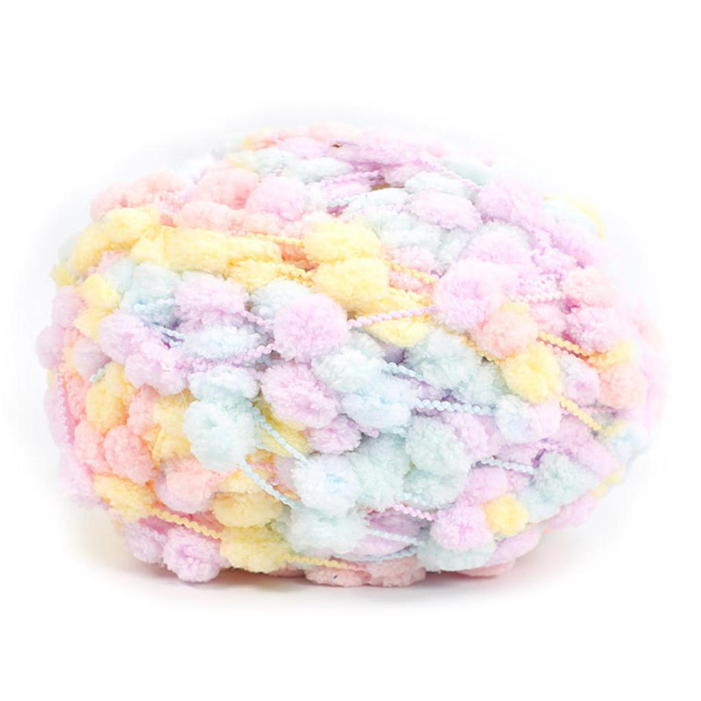 Crochet Yarn Soft Yarn Roll of 100g Knitting Yarn for DIY Hand Knitting Weaving Bags Hat Clothes DIY Crafts