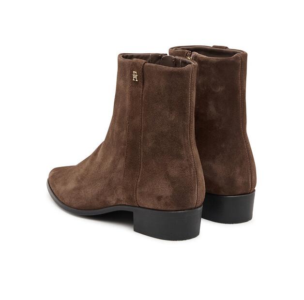 Ankle Boots Tommy Hilfiger Pointy Zip FW0FW08981 Brown