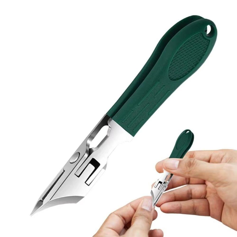 Stainless Steel Slant Edge Nail Clipper Eagle Beak Nail Clipper Professional Fingernail Clipper