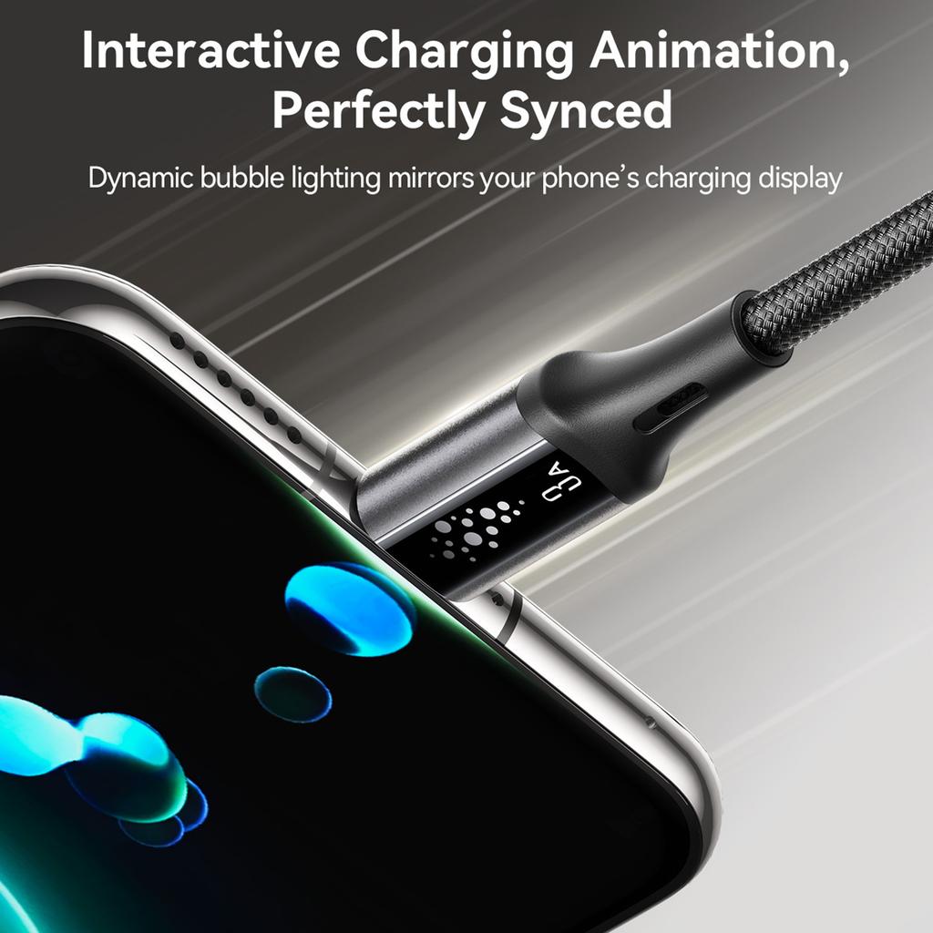 JOYROOM S-A60 1.2m 3A USB-A to Type-C Cable Fast Charging Data Sync Nylon Braided Cord