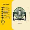 UOSU Portable Rechargeable Camping Fan with LED Light