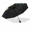 Snake Wildlife Mandala Pattern Umbrella, Portable and Foldable Design, 8 Ribs, a Casual Accessory for Halloween, Christmas, and Birthday Gifts.