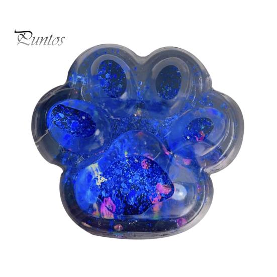 

Прозрачная игрушка-лапка для снятия стресса и беспокойства, блестящая игрушка-лапка для котенка, сенсорная игрушка для детей и подростков, для взрослых, мягкий мячик для снятия стресса, игрушка-лапка животного синий