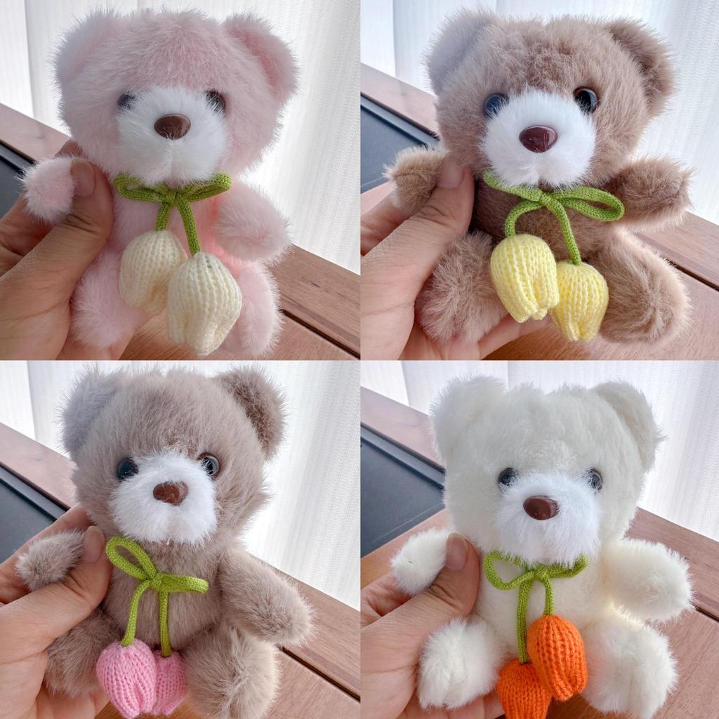 Mini Plush Toy Claw Machine Keychain Charms