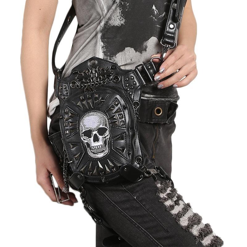 skull bum bag