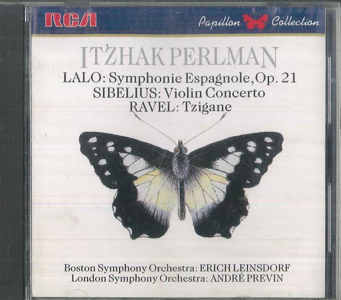 

CD LALO SIBELIUS ITZHAK PERLMAN LON Lalo Symphony of Spain Sibelius R25C1010 RCA Japan Classical Used