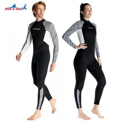 2/3MM Diving Suit Men's One-piece Long-sleeved Cold-proof Women's Thick Warm Snorkeling Surfer