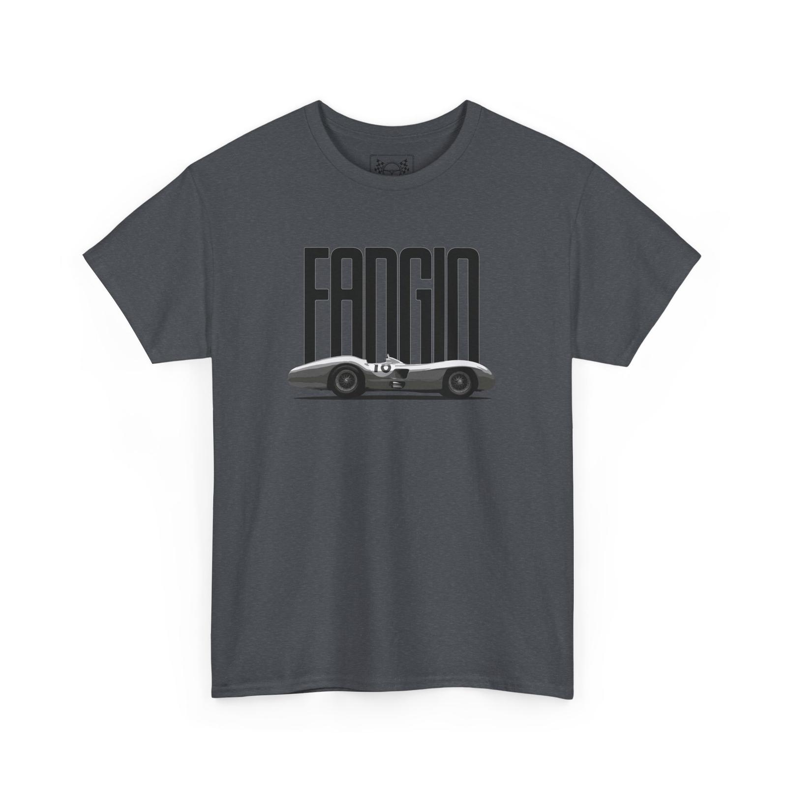 Juan Manuel Fangio Race Car T-Shirt Formula Racing Tee Shirt Best Fans XL