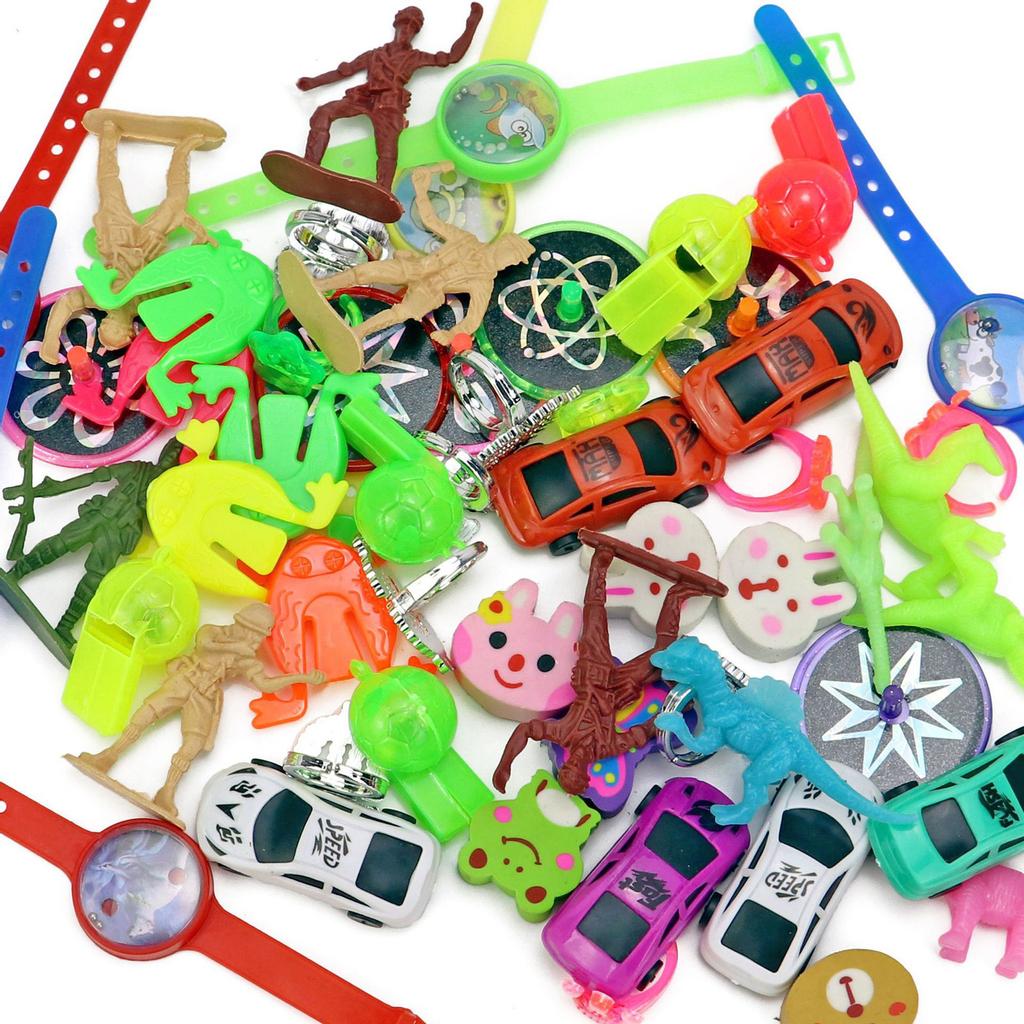 Filled Surprise Eggs, Colorful Prefilled Plastic Easter Eggs with Different Kind