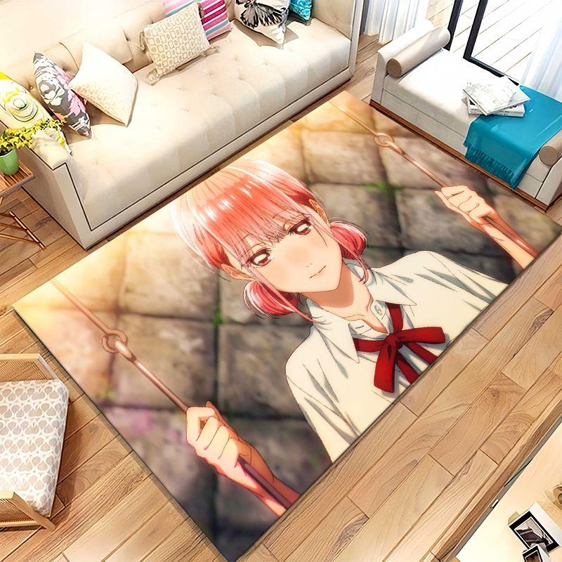 Anime Blue Box Ao No Hako Love Hina Cartoon Living Room Non-Slip Area Rug Soft Carpet for Bedroom Kids Sofa,Home Decor Doormat