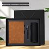 Elegant Retro Notebook & Thermos Set: Premium Gift Box for Business Meetings