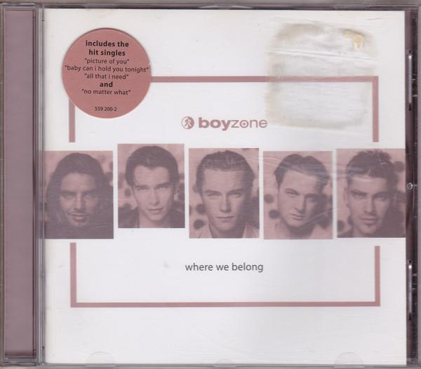 

CD BOYZONE Where We Belong 5592002 POLYDOR 1998 Europe Pop Used