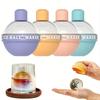 Silicone Ice Ball Maker - 2.5in Round Sphere Whiskey and Cocktail Mold for Kitchen Tools
