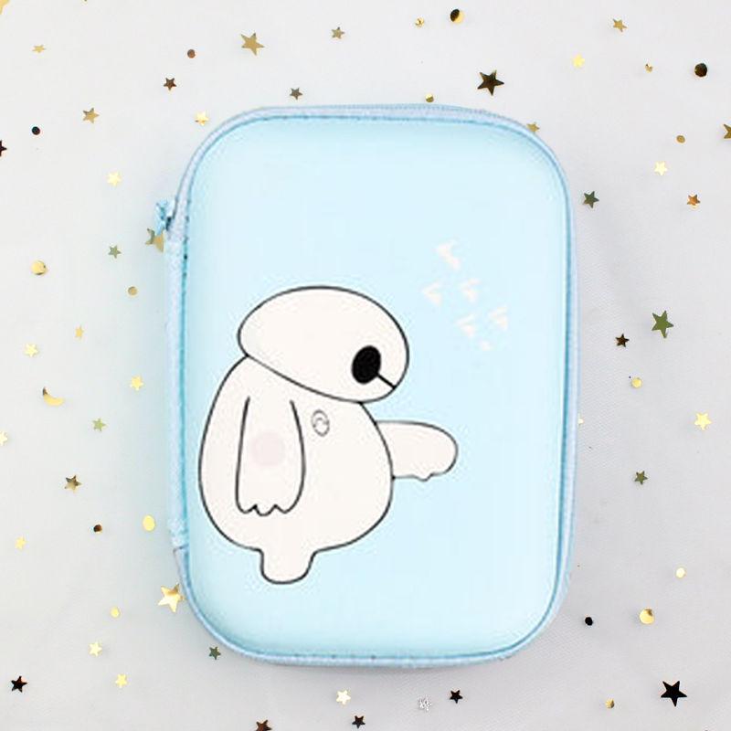 Cartoon Cute Portable Storage Bag for Cables and Chargers, Customizable with Logo