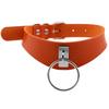Harajuku Hip-Hop Punk O-Ring PU Leather Necklace Collar