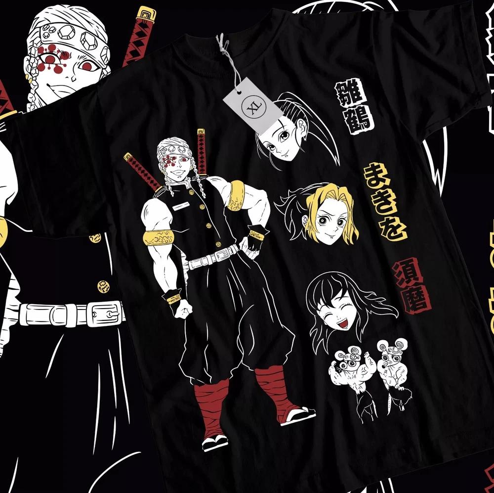 Tengen Uzui Tshirt Demon Slayer Kimetsu No Yaiba Hashira Unisex TShirt S