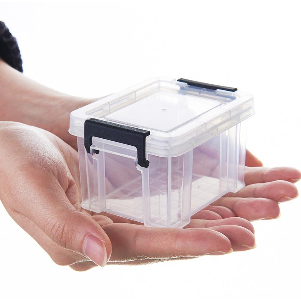 

Transparent Mini Storage Box Household Goods Sundries Storage Box Plastic Storage Box Home