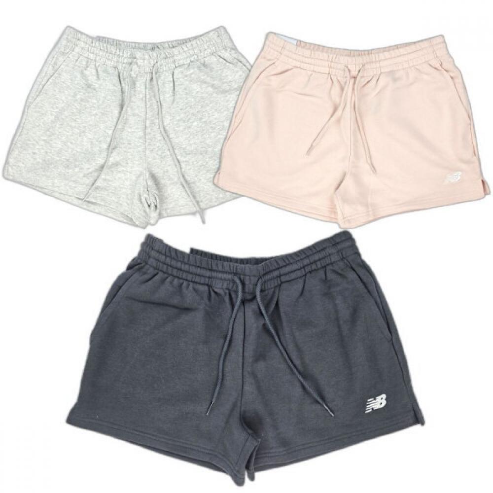 

New Balance ShortS WS41500 Women S 3 Inch Knit looSe Fit (15)Gray/080(L)