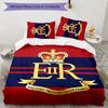 British Royal Artillery 3pcs Bedding Set Duvet Cover Closure Includes 1 Duvet Cover & 2 Pillowcases for All Seasons Bedroom Home Dorm Decor