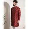 SOJANYA (Since Men' Silk Blend Paisley Design Only Long Kurta
