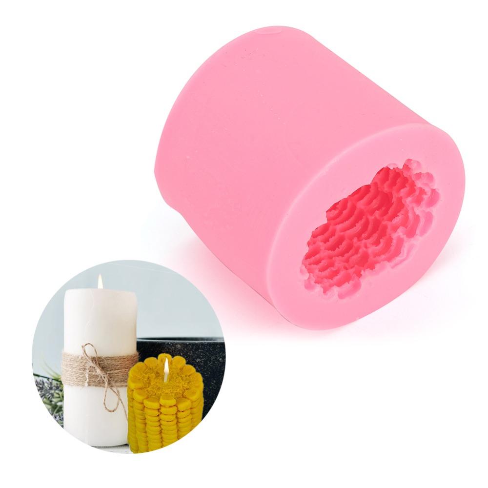 Pink DIY Silicone Mould Corn Cake Silicone Mould Chocolate Making Mould Resin Craft