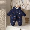 Autumn & Winter Baby Jumpsuit Windbreaker: Infant & Toddler One-Piece Outerwear Coat Romper