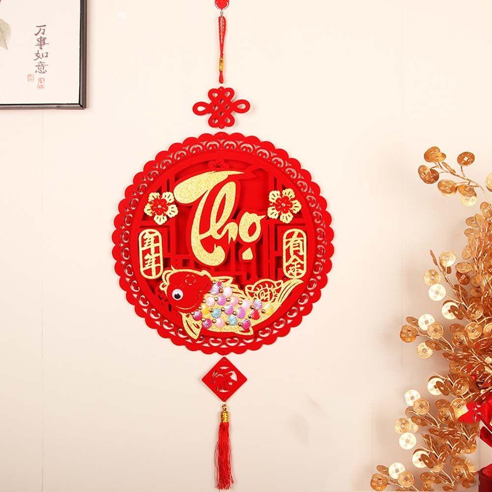 Blessing Vietnamese New Year Pendant Traditional Vietnam Lucky Ornament  Home Decorations