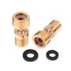 1/2Pcs Gold Adjustable Angle Adapter Valve 360-Degree Flexibility Copper Construction Universal Fit Accessories