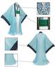 Zhuge Kongming Cosplay Costume with for School Festivals and Stage Performances Kongming Blue Size [Excellent Product] Wig, Blue, Adult, (Zhuge Wig,