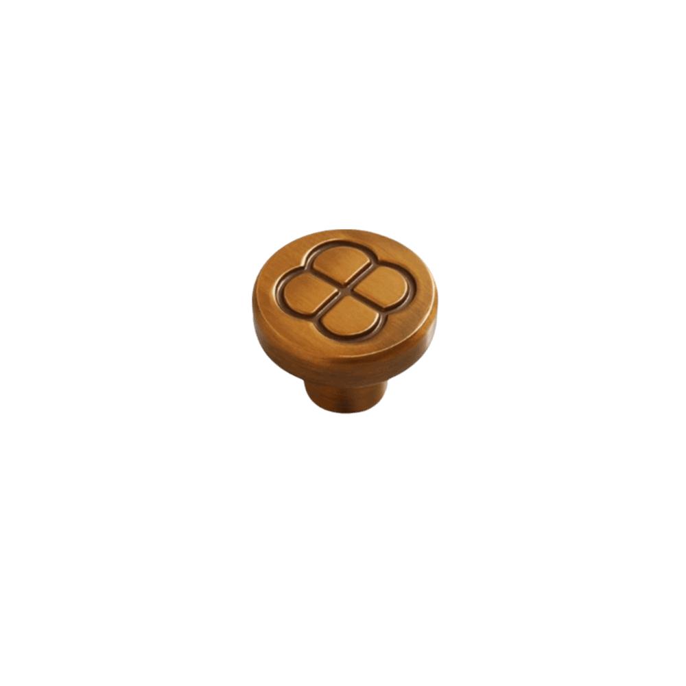 Gold Zinc Zinc Zinc Alloy Drawer Pulls Single Hole Single Hole Handles Chinese Style Cabinet Handles  Drawer