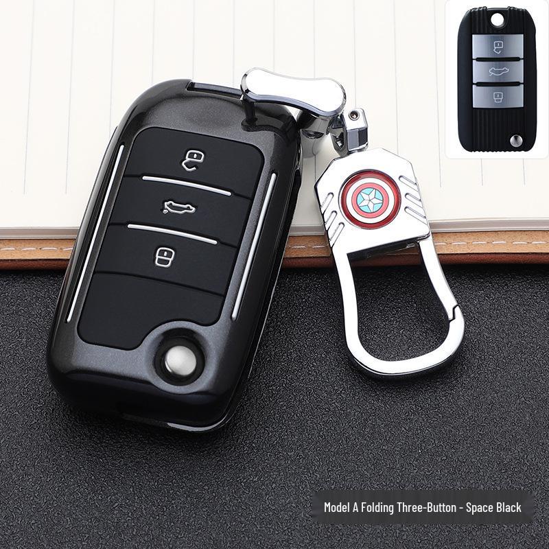 Fashionable MG Key Cover: Stylish Remote Control Shell with Buckle for Personalized Car Key Decoration