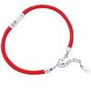 S925 Sterling Silver I Will Have You for The Rest of My Life, Couple Bracelet, Male and Female Pair, Red Rope Bracelet for The Year of Birth