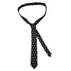 Zebra Leopard Print LOVE Poker 5cm Tie with Unisex Shirt - Versatile, Customizable 