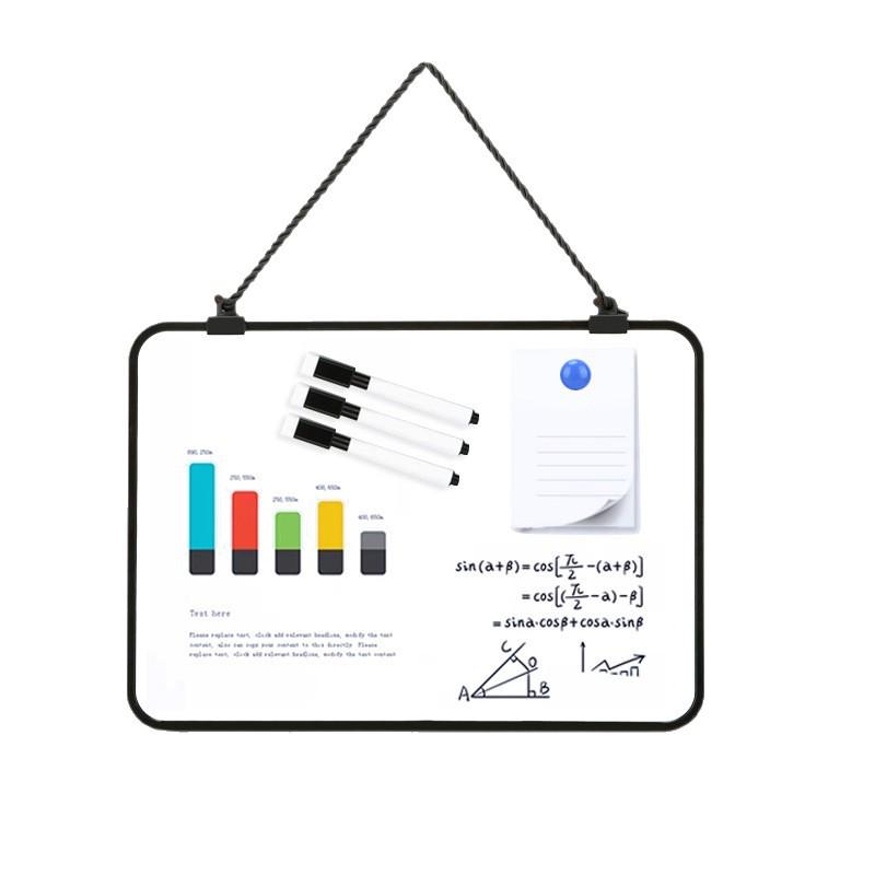 Double-Sided Magnetic Chalk & Whiteboard for Kids' Drawing & Home Office Messages