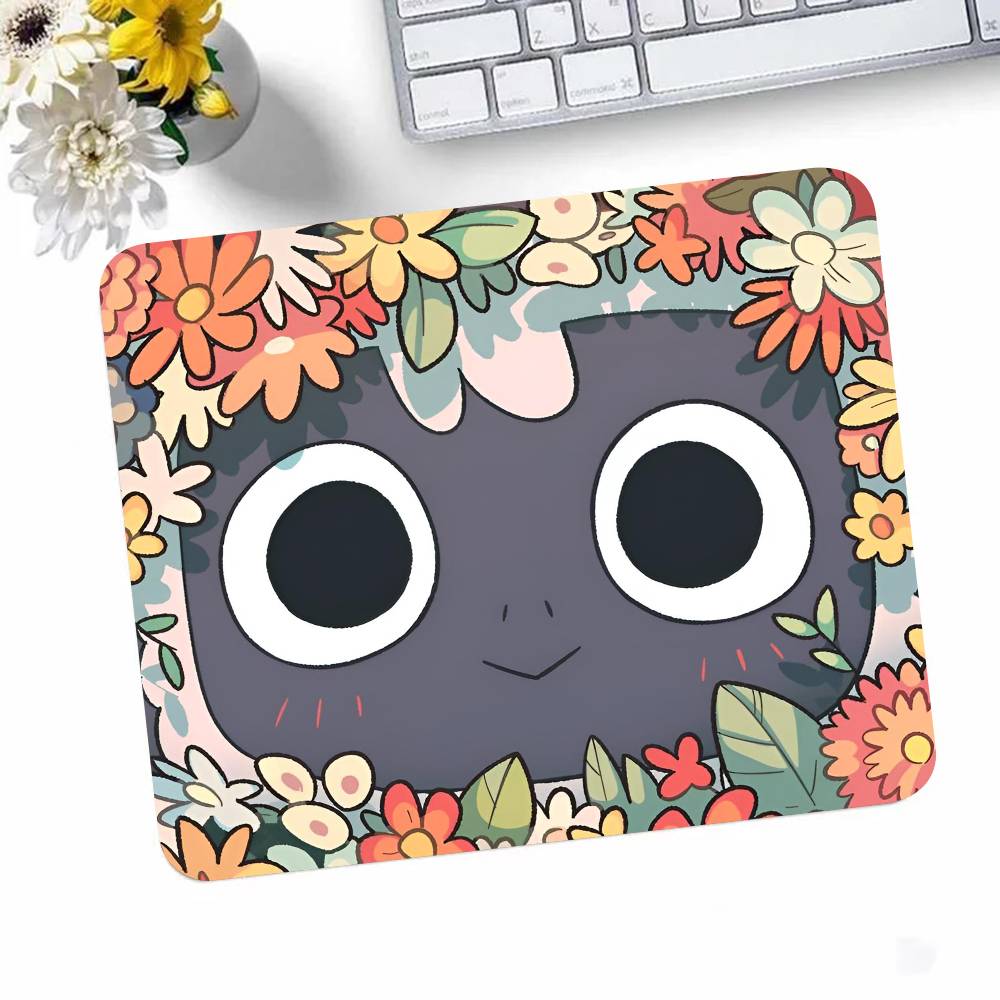 Cult Of The Lamb Gaming Mousepad Small LockEdge Mouse Pad For Gamers Computer Desk Pad Rectangular Anti-slip Rubber