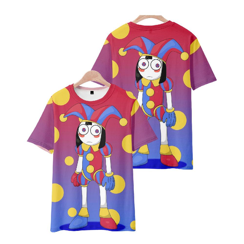 Lustiges The Amazing Digital Circus Anime T-Shirt Cooles Herren-T-Shirt O-Ausschnitt Casual Unisex Streetwear Fashion T-Shirt Camisetas Ropa Hombre