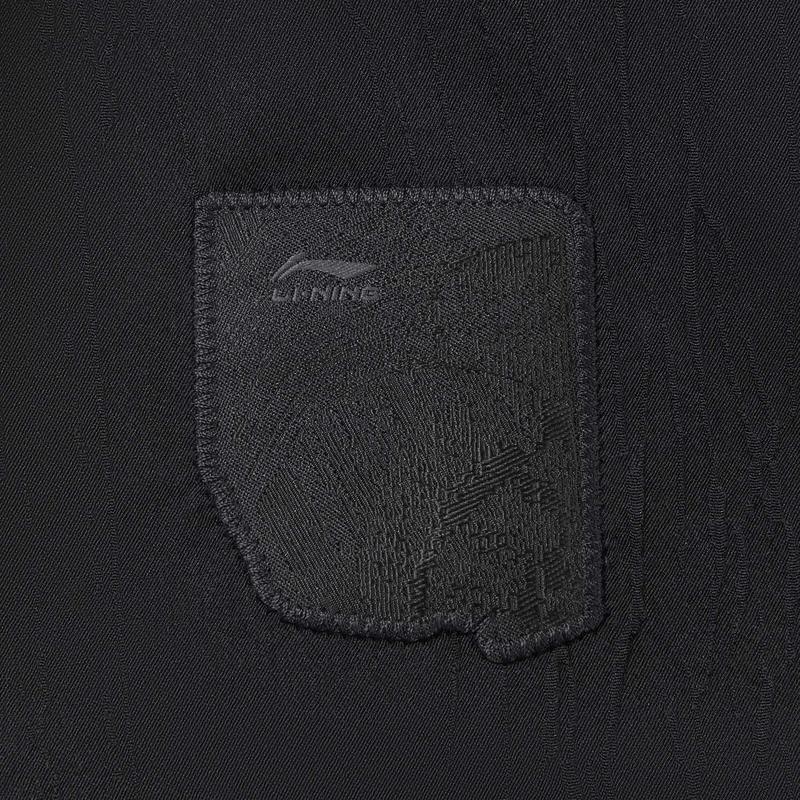 Li Ning New Chinese Style Plain Simple Vest Women Vest Black AMDW028-3
