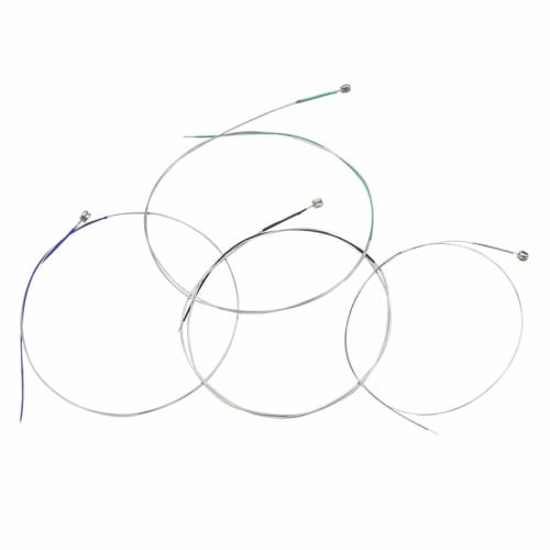 Violin Strings 3 Full Set E-A-D-G Stainless Steel Core Nickel Plated Ball End Nickel Chrome with 1 Piece Cleaning Cloth for Musical Instruments