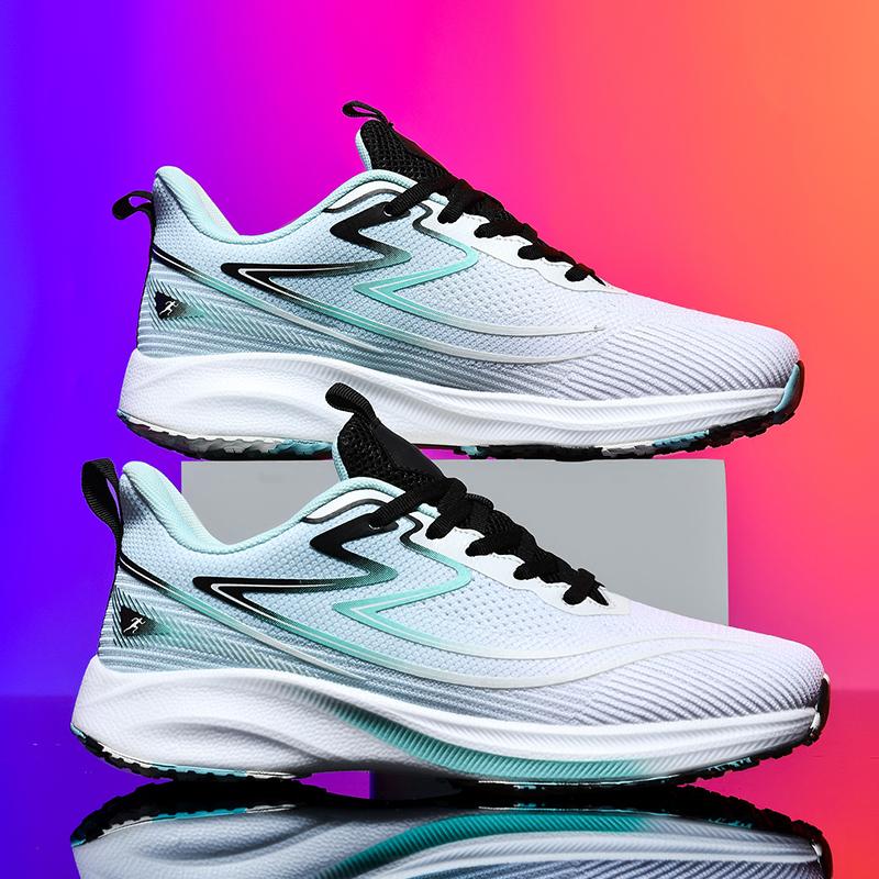 Men Sports Running Shoes Casual Marathon Breathable Lightweight Women's Comfortable Athletic Nonskid Walking Sneakers Outdoors