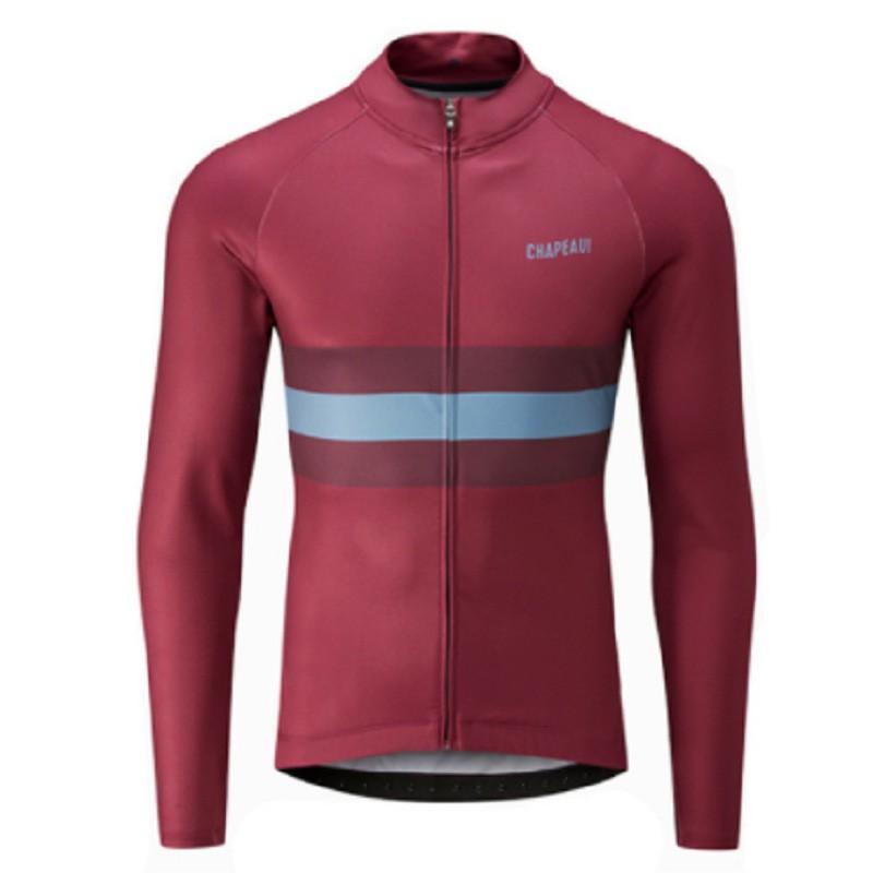 Maglia da Ciclismo a Maniche Lunghe ad Alte Prestazioni per Mountain Bike e Bici da Strada Unisex Traspirante Asciugatura Rapida Design a Strisce