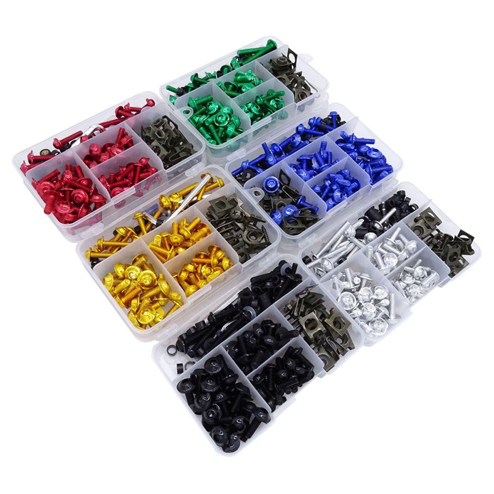 colors Bodywork Fastener Clip Motorcycle Fairing Bolts Kit Full Fairing Bolts Kit Motorcycle Screws